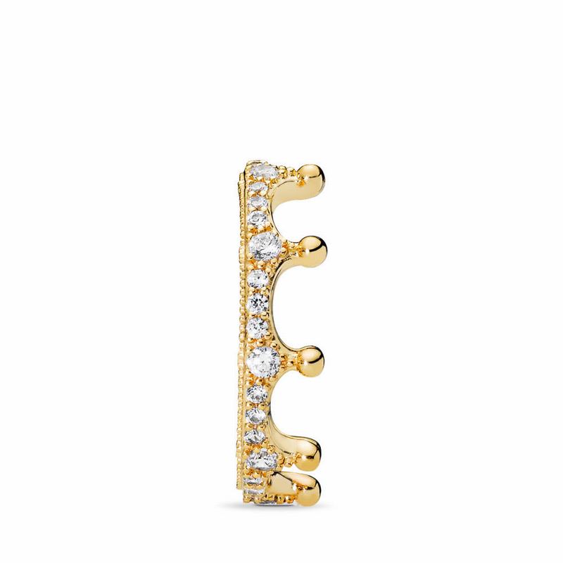 Pandora Shine™ Enchanted Crown Stackable Ring Gold Egypt RK1936287
